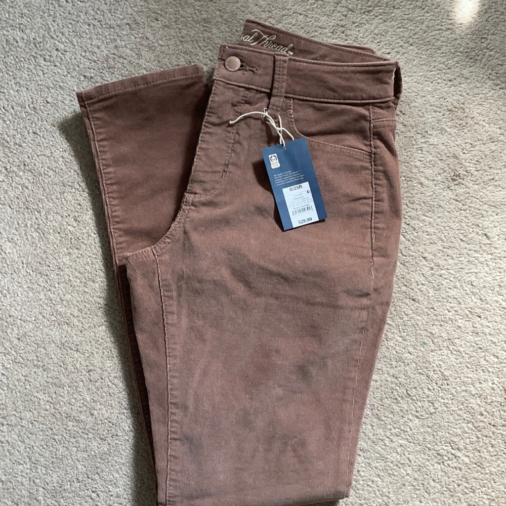 Universal Thread High Rise Skinny Corduroy Pants